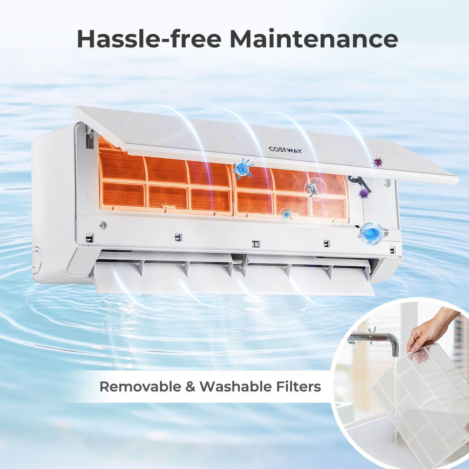 18K BTU 2 Zone Mini Split Air Conditioner product image