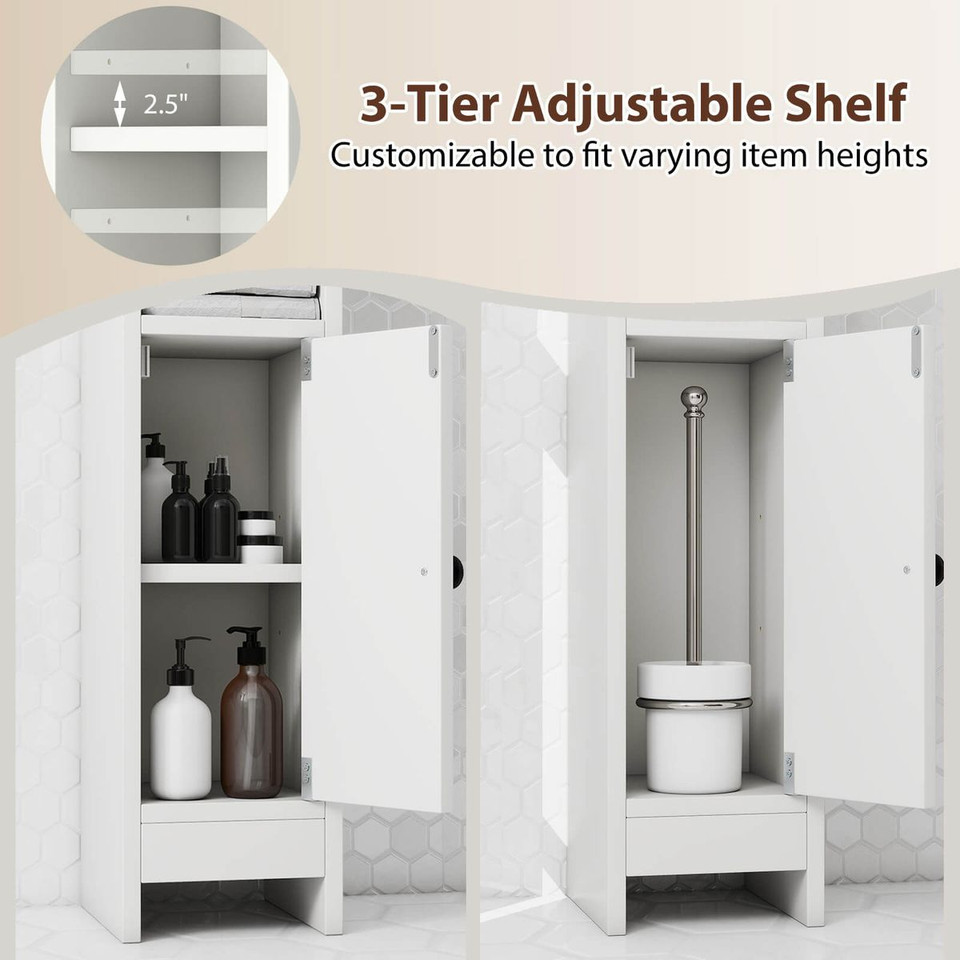 Bathroom Storage Cabinet with Adjustable Shelf product image