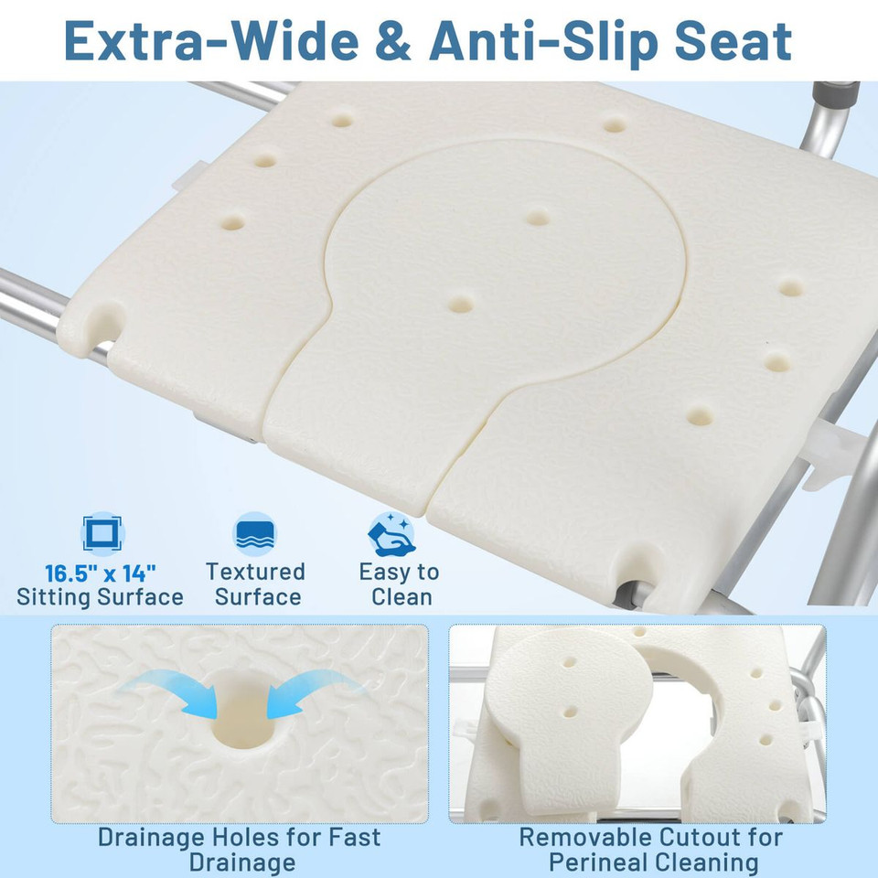Sliding Tub Transfer Bench with Extra-Wide Seat product image