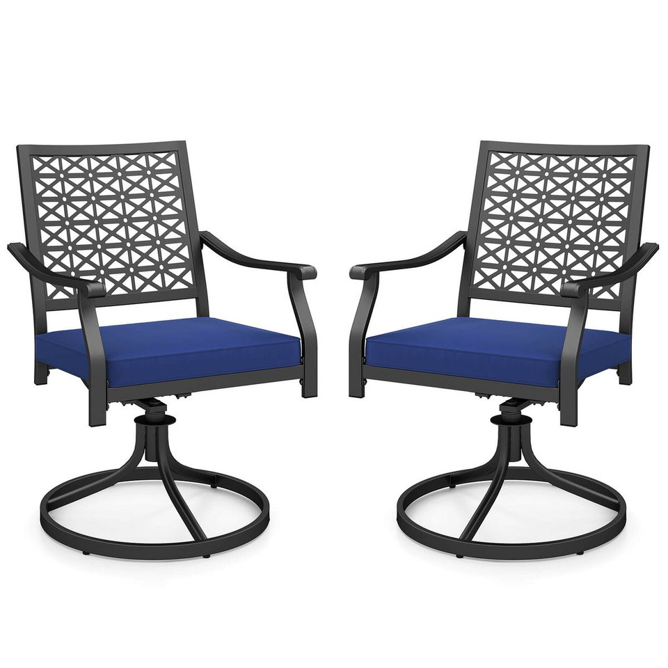 Outdoor Swivel Chairs with Padded Cushions  product image