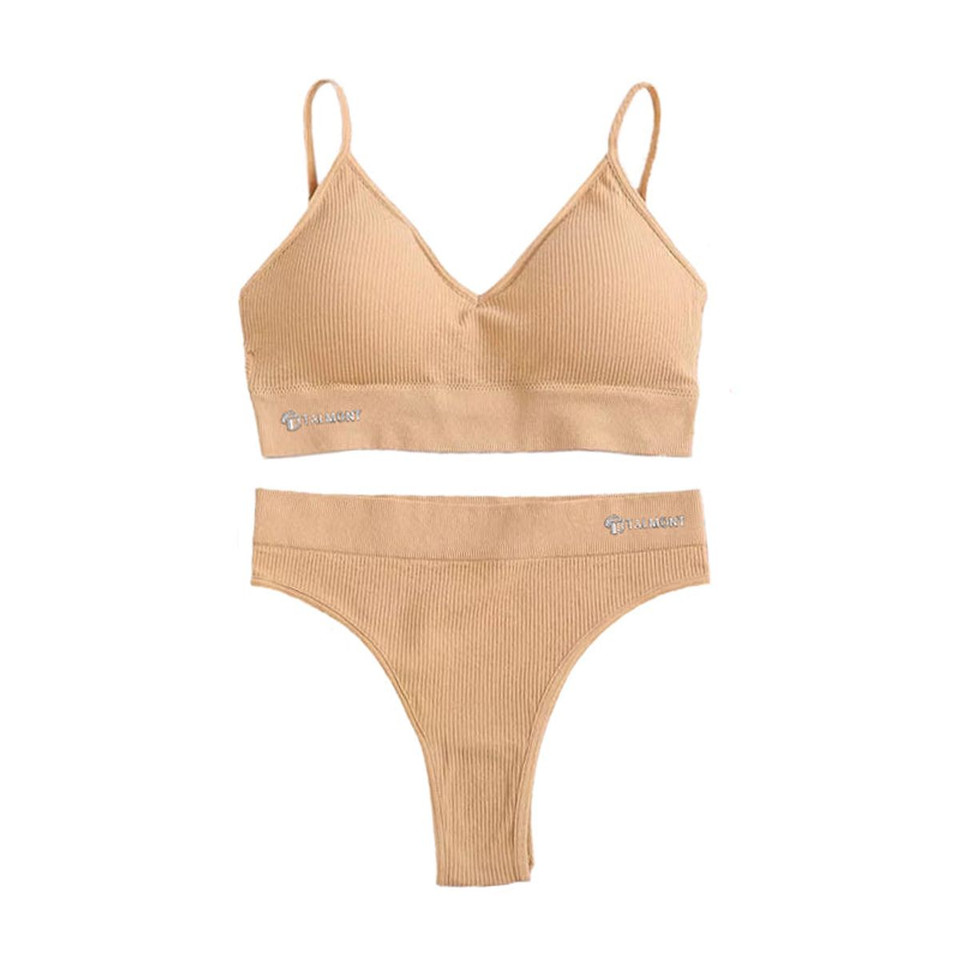 Talmont Seamless Ribbed Bra & Panty Set product image