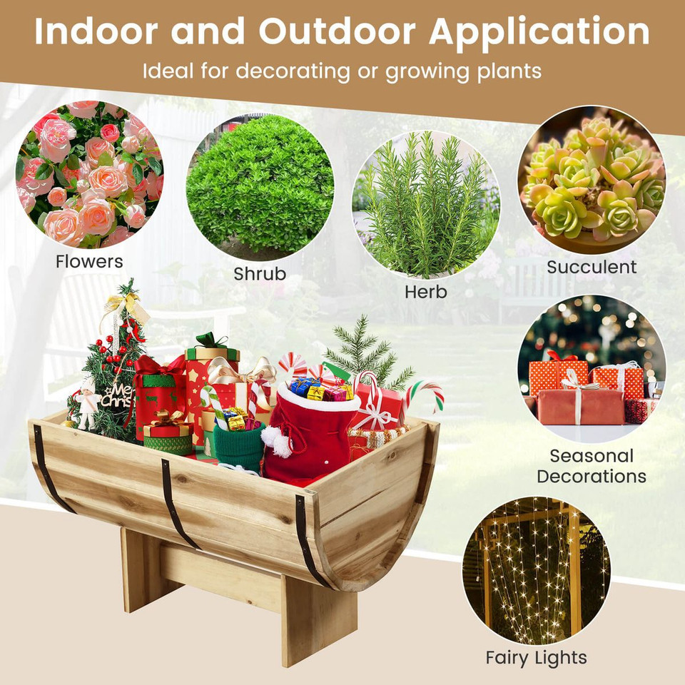 Outdoor Wooden Planter Box product image