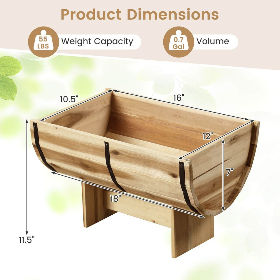 Outdoor Wooden Planter Box product image