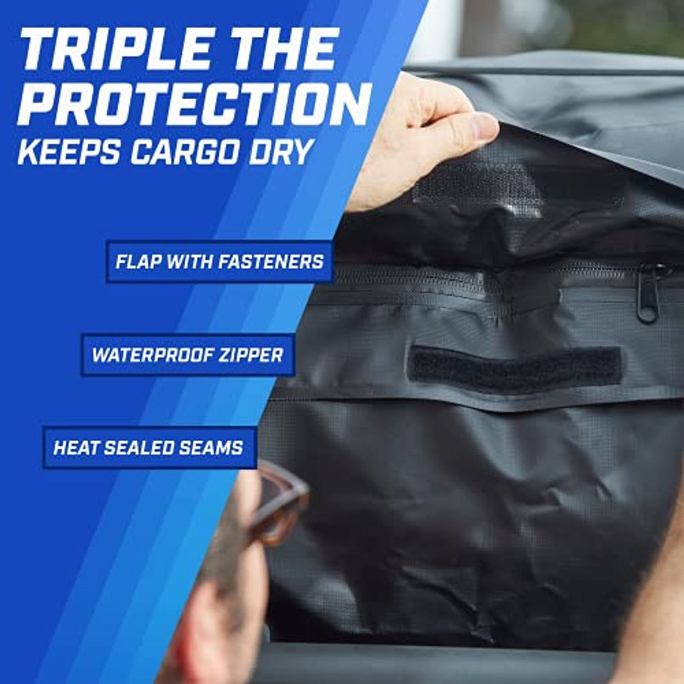 P.I. Auto Store Waterproof Car Roof Bag with Extra Storage product image