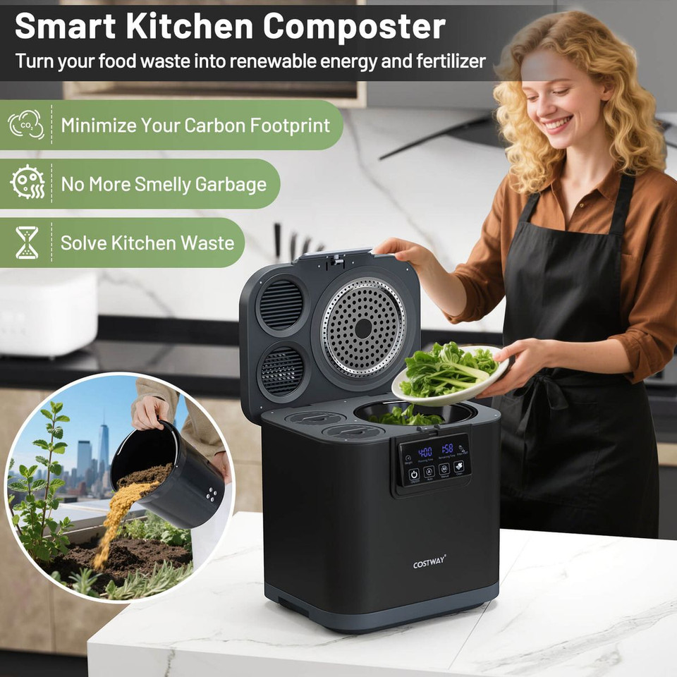  4L Electric Composter with 2 Carbon Filters product image