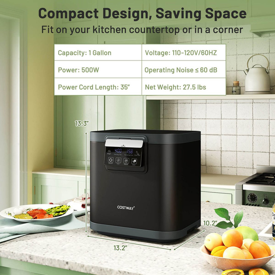  4L Electric Composter with 2 Carbon Filters product image