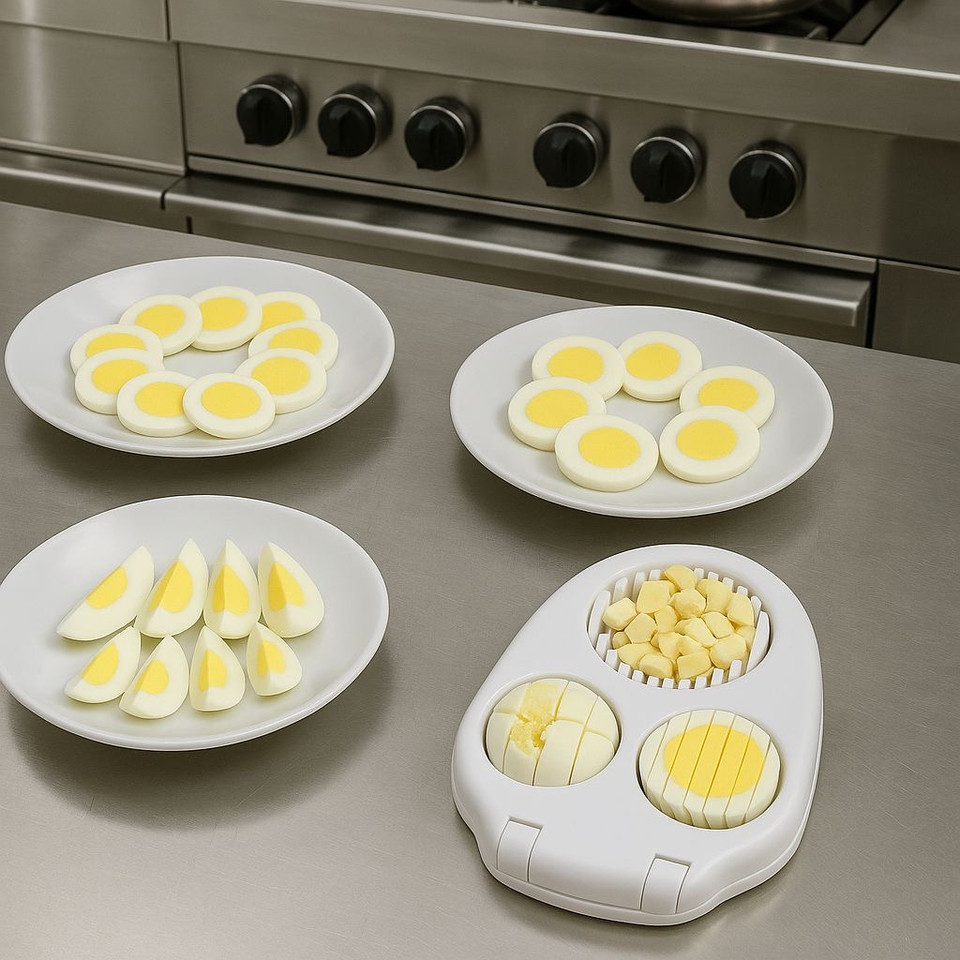 3-Mode Heavy Duty Egg/Fruit/Veggie Slicer, Dicer, and Cutter product image