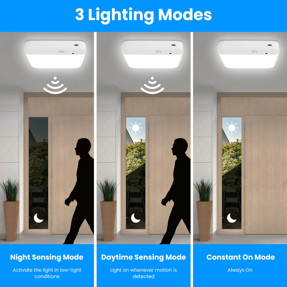 Motion Sensor Ceiling Light (1- or 2-Pack) product image