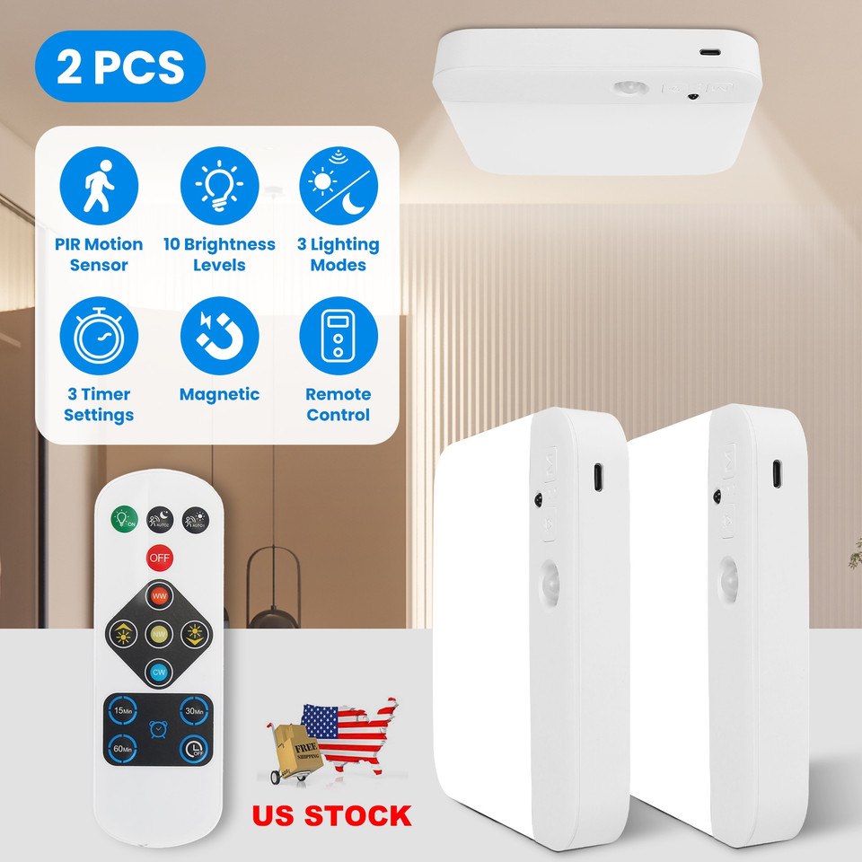 Motion Sensor Ceiling Light (1- or 2-Pack) product image