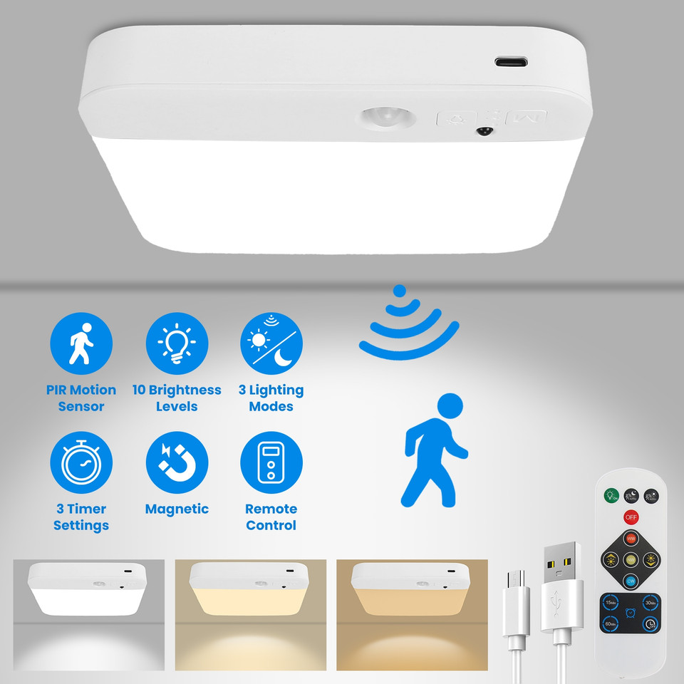 Motion Sensor Ceiling Light (1- or 2-Pack) product image
