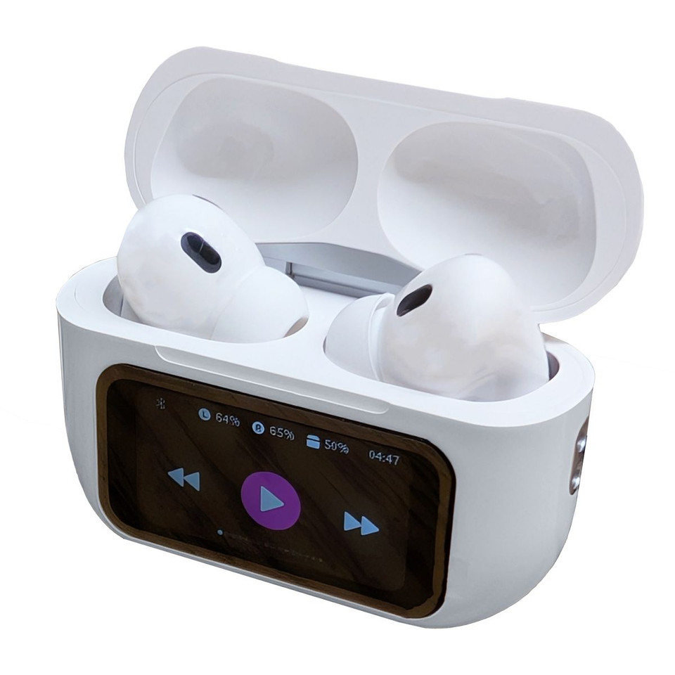 Wireless Earbuds with Smart Screen Charging Case product image
