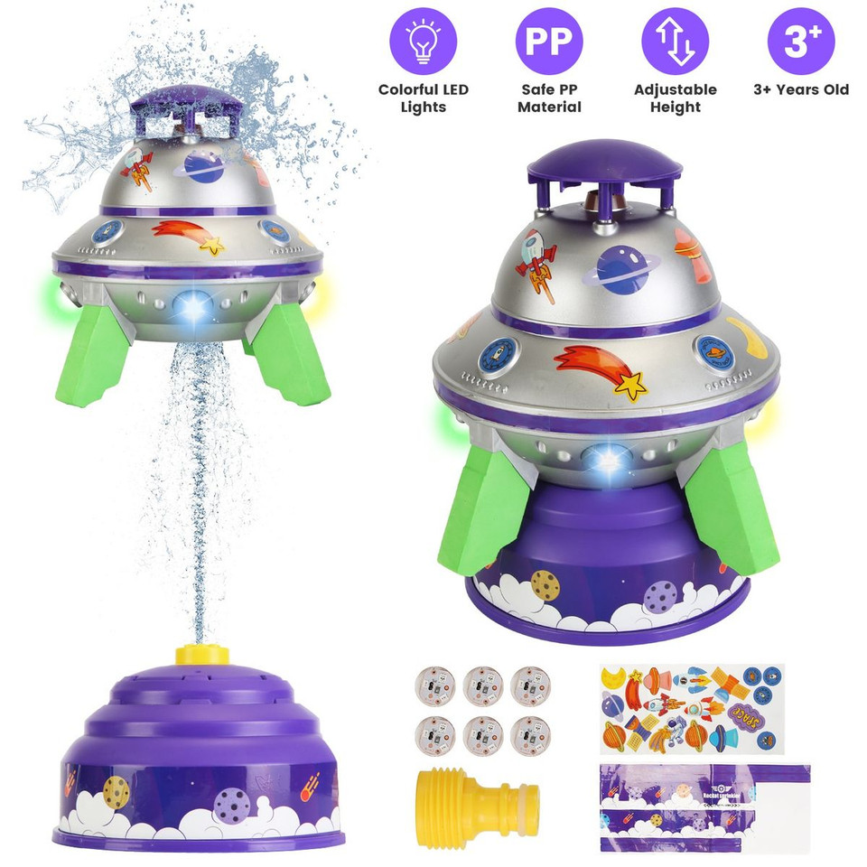 Kids' UFO Sprinkler with Adjustable Height product image