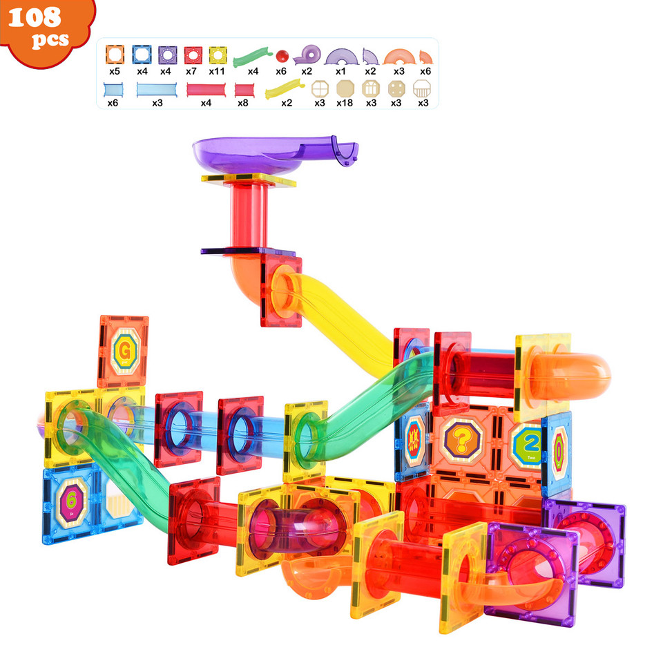 Kids' Magnetic Building Tile Set product image