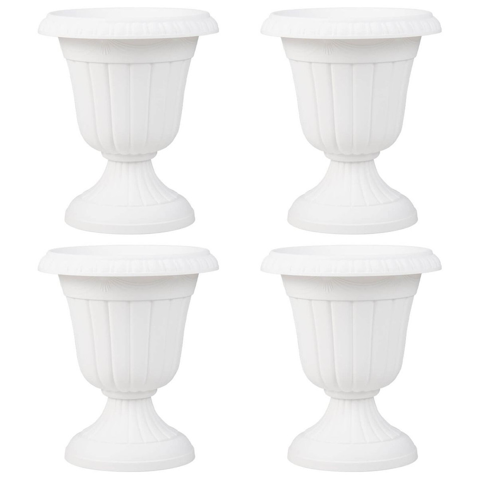 18" Tall Vintage Planter Set with Pedestal Base (2- or 4-Piece) product image