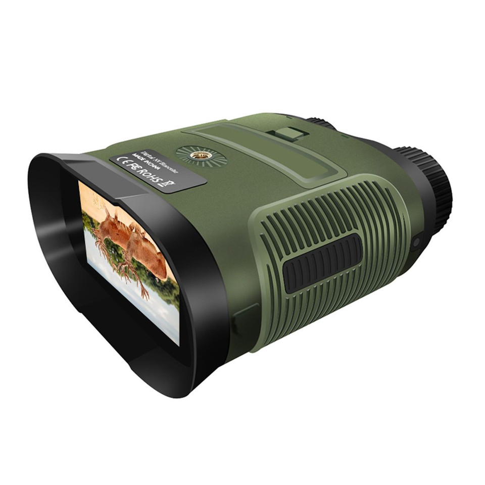 Night Vision Binoculars 8X Digital Zoom Powerful IR Illuminator 350m Range 2500mAh Lithium Battery for Outdoor Color Green product image