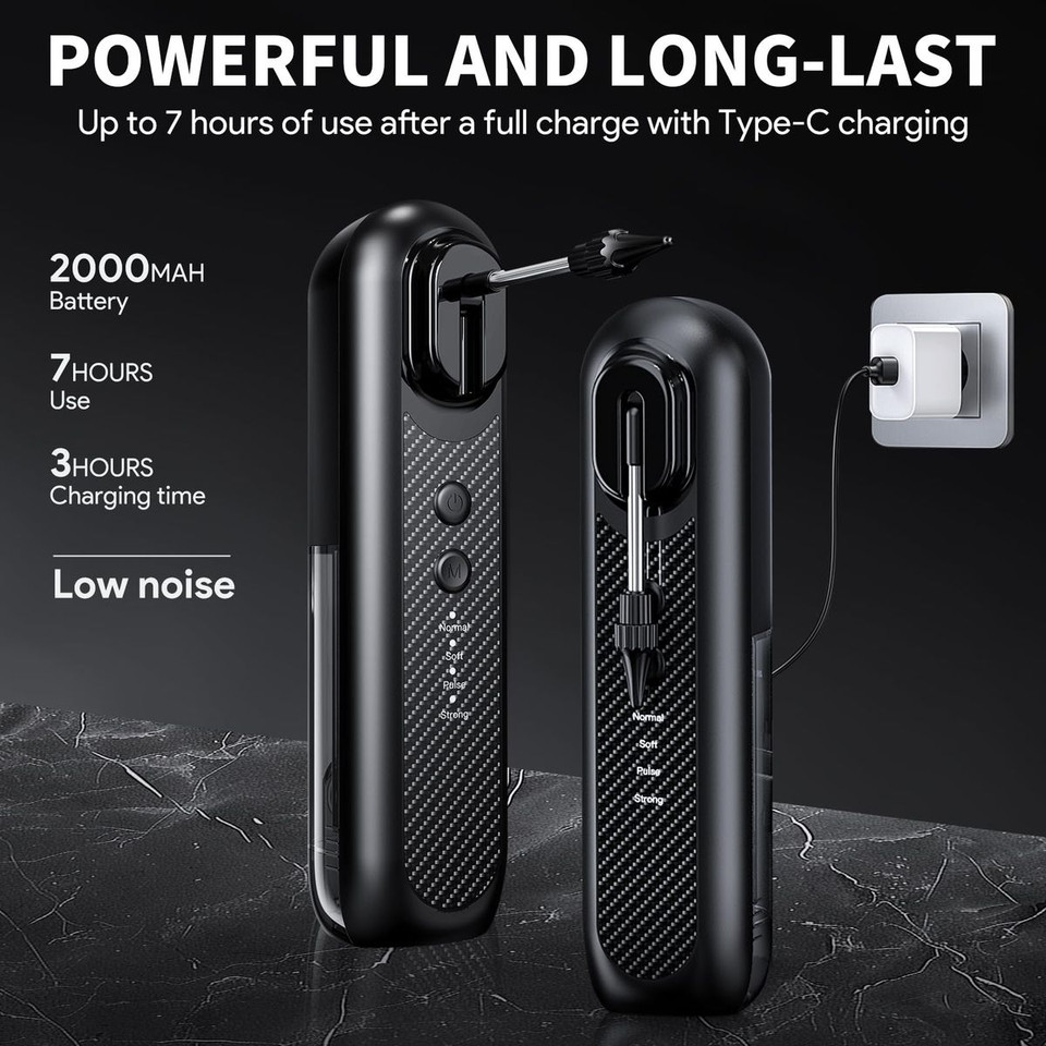 Electric Ear Wax Removal Upgraded Irrigation System 4 Modes Water Powered Cleaner Kit product image