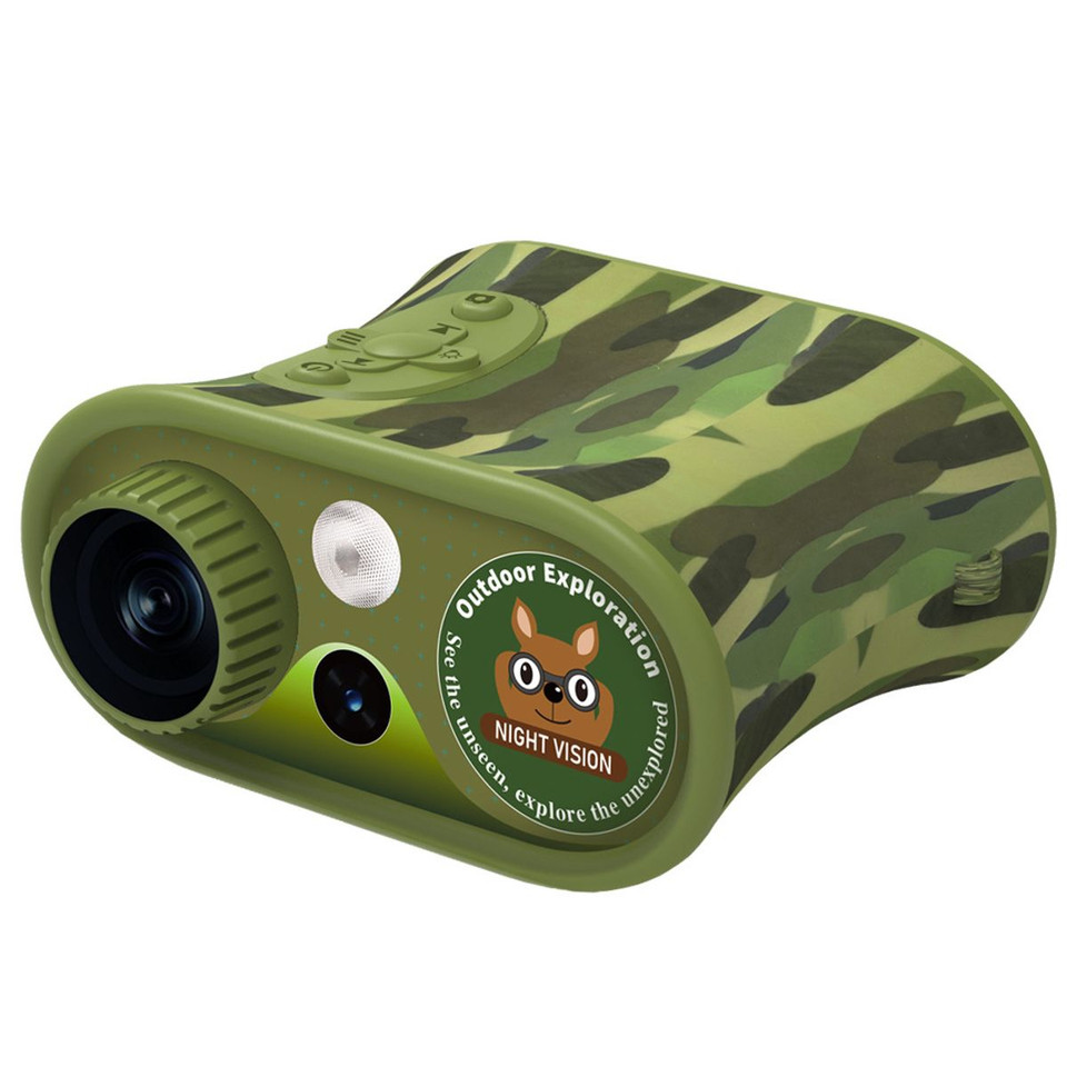 2.5K Night Vision Goggles for Kids,Woodland Camouflage Night Vision Binoculars for Age 8-12,Binoculars with 2.4 Inch Screen 8X Digital Zoom for Camping product image