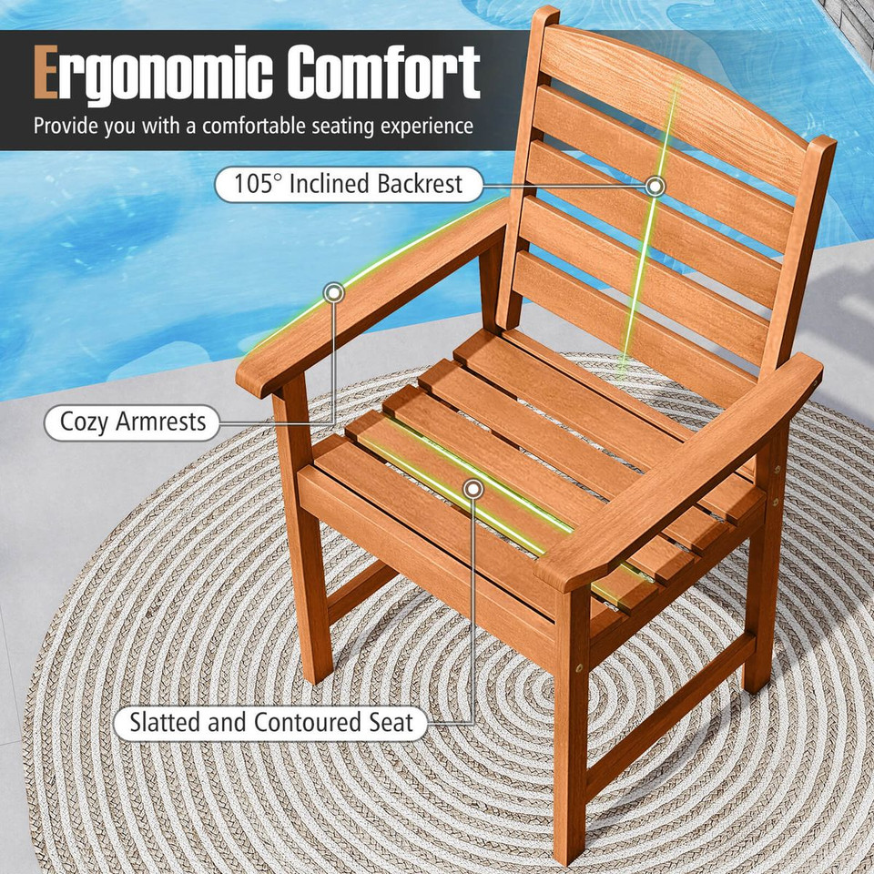 Patio Chairs with Inclined Backrests (Set of 2 or 4) product image