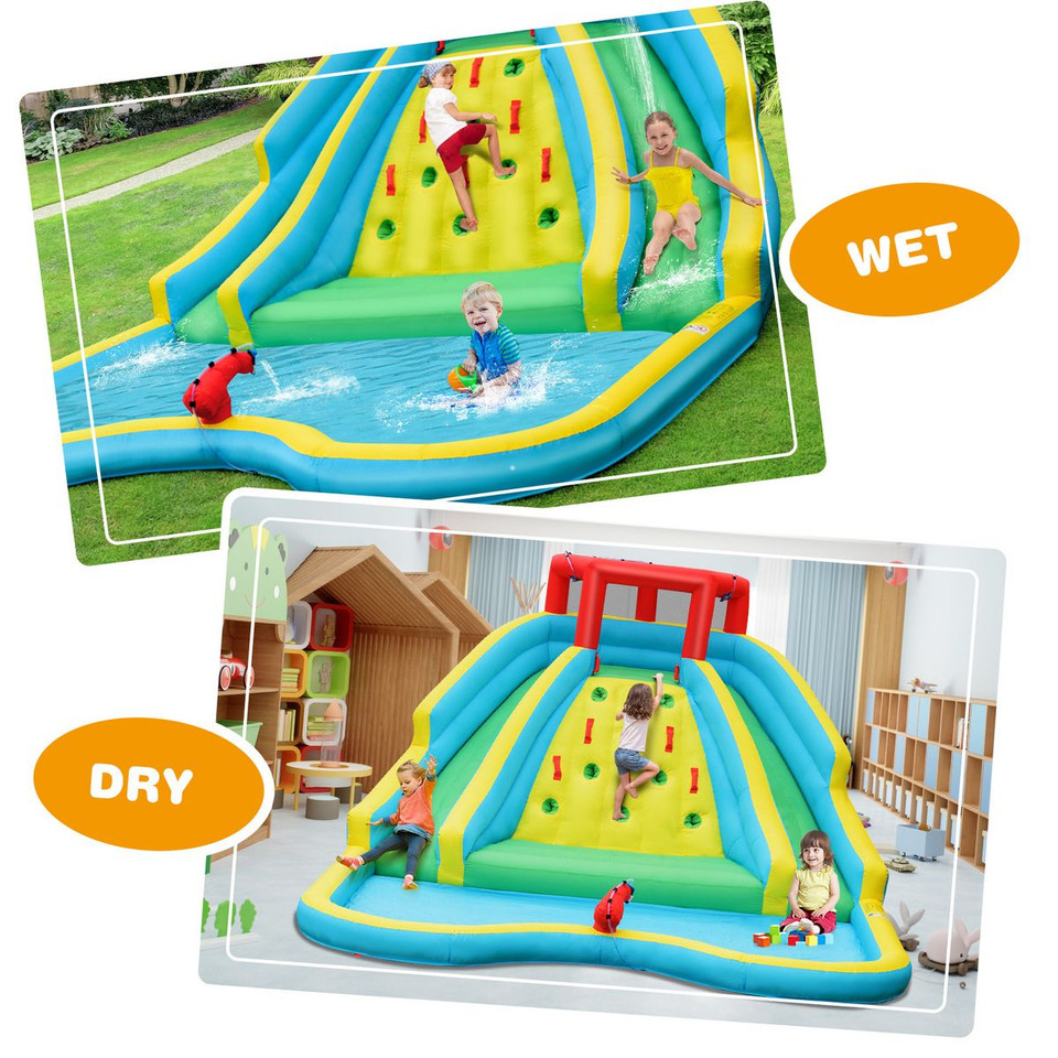 Inflatable Mighty Water Slide with Climbing Wall  product image