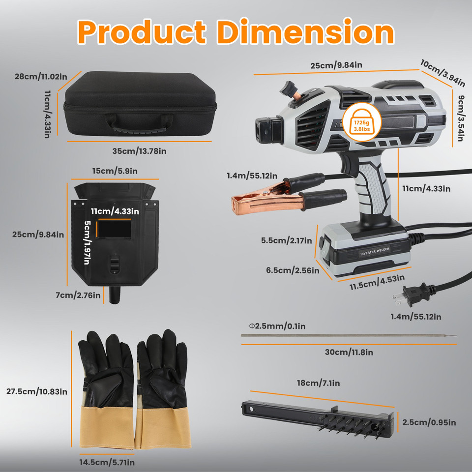 AIME 110V 120Amp Welding Machine product image