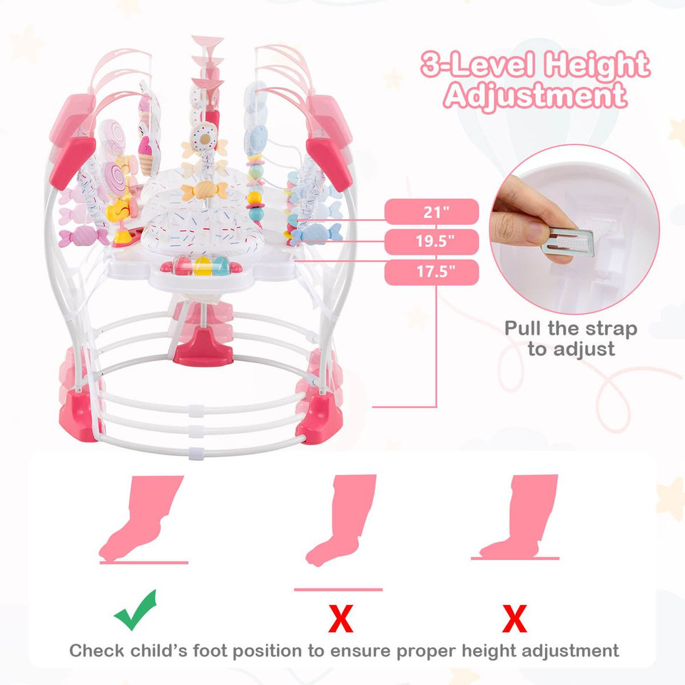 Baby's Adjustable 360° Stationary Activity Center product image