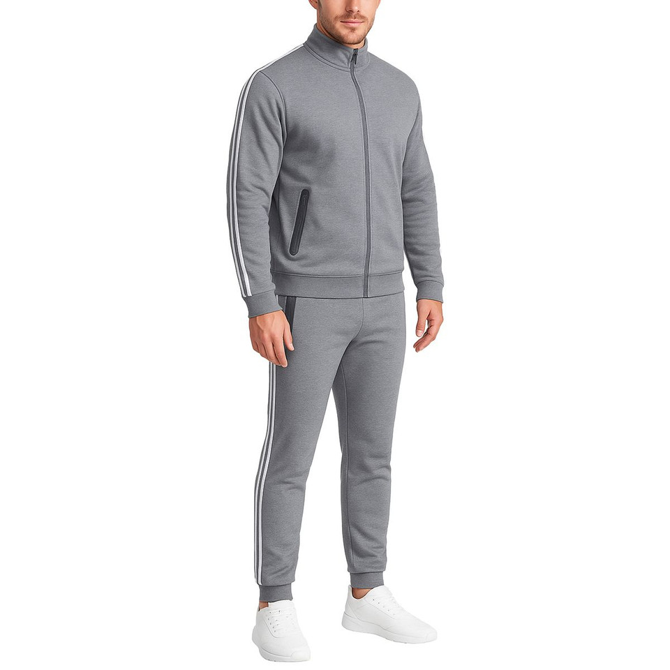 Men’s Tech Fleece Full Zip Hoodie & Jogger 2-Piece Tracksuit Set product image