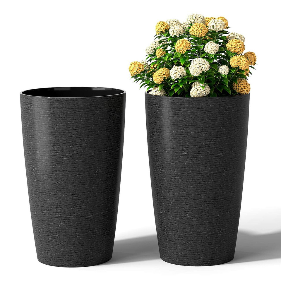 21" Tall Plastic Planters (Set of 2) product image