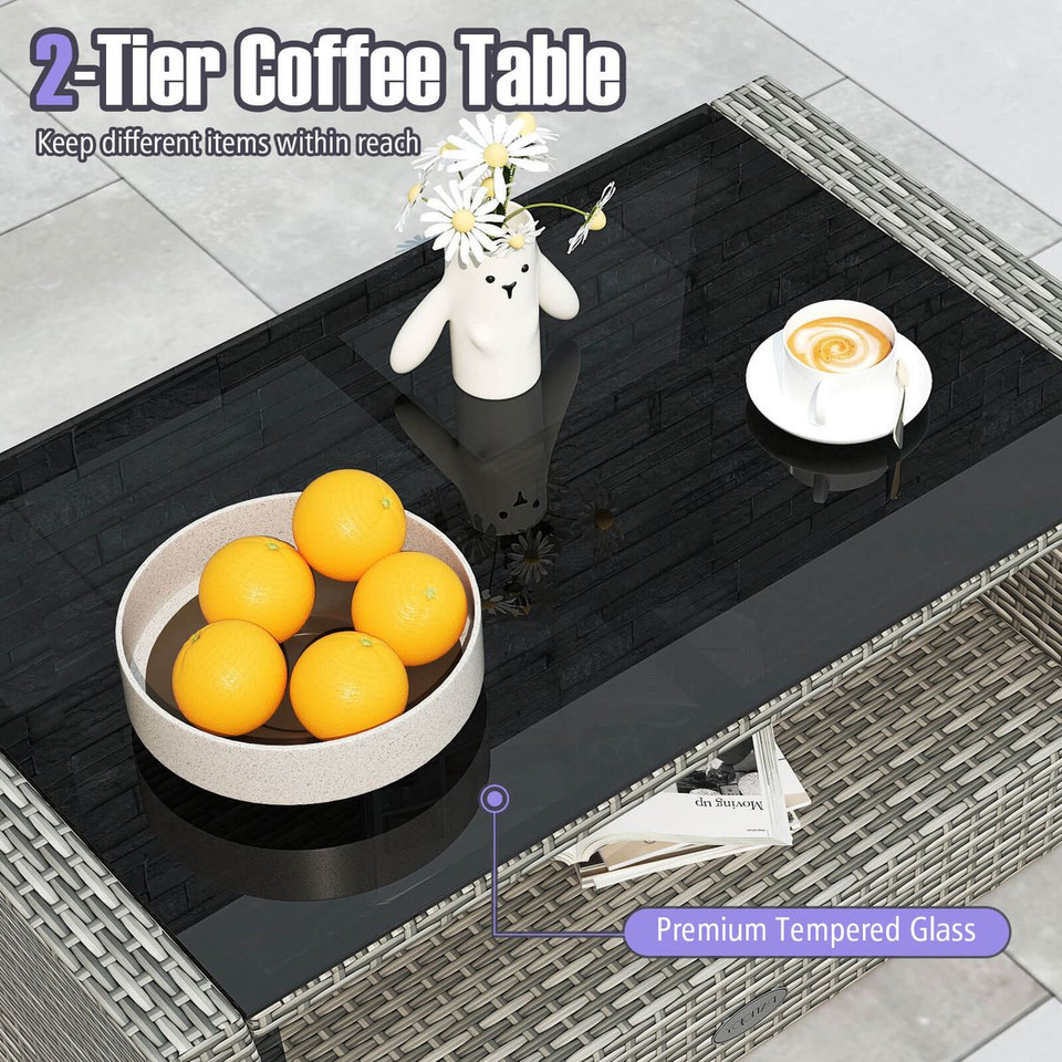 8-Piece Patio Furniture Set with 4 Chairs product image