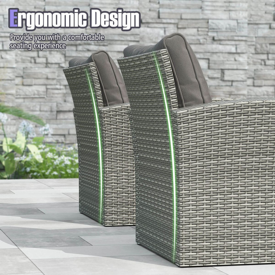 8-Piece Patio Furniture Set with 4 Chairs product image