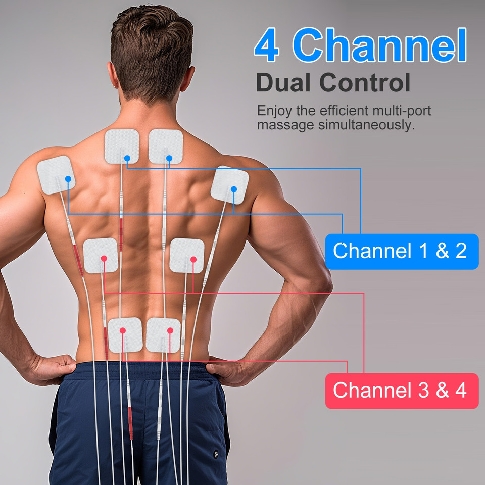 4-Channel TENS Muscle Stimulator product image