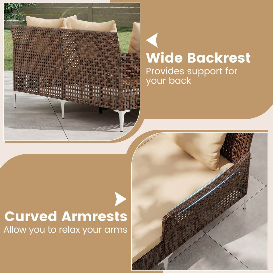 Outdoor Patio Daybed with Pillows product image