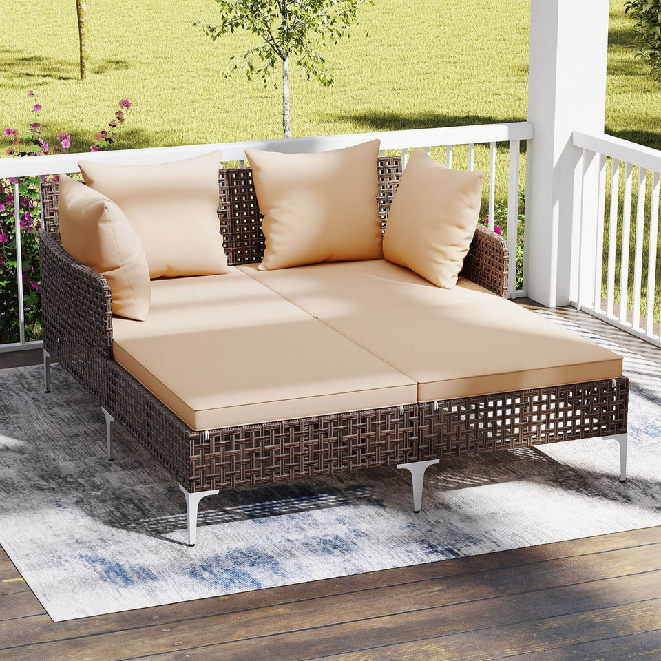 Outdoor Patio Daybed with Pillows product image