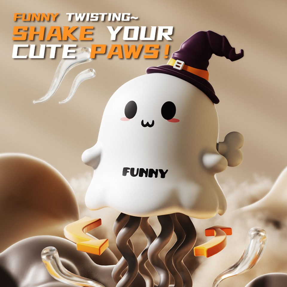Dancing Halloween Toy Wind Up Moving Ghost Toy For Creative Clockwork Interactive Crawling Moving Sensory Game Fidget Toy product image