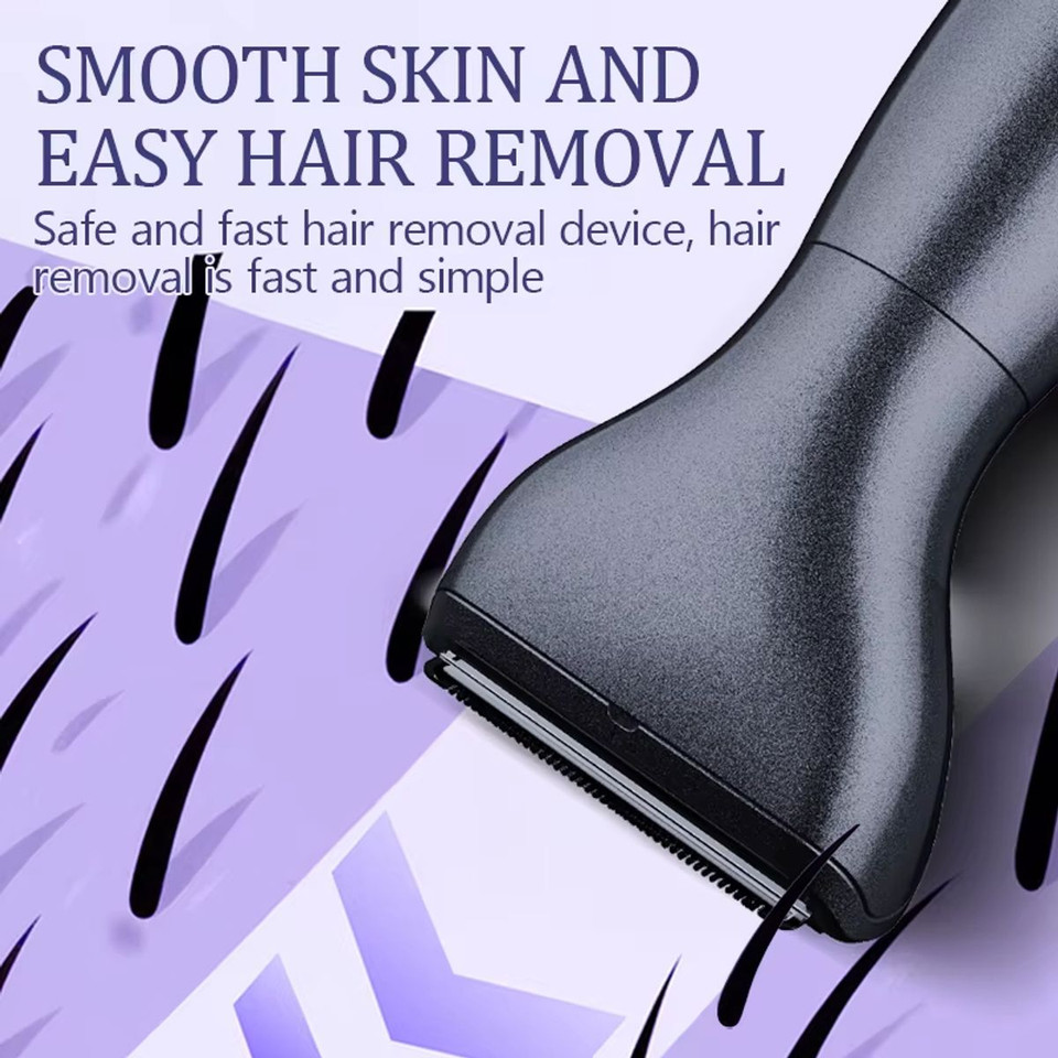 6-in-1 Women Electric Shaver Replaceable Heads for Whole Body Private Epilator Shaving Razor Nose Hair Trimmer Color Black product image