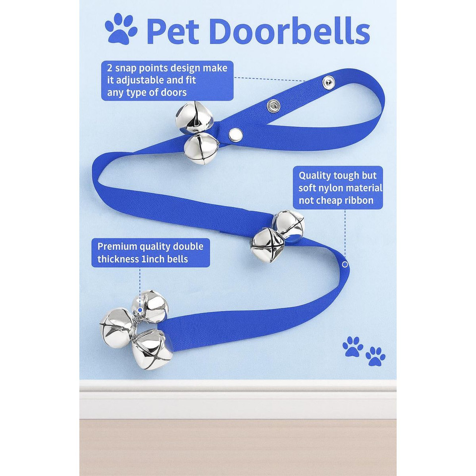 Before & After Pet Training Bells product image