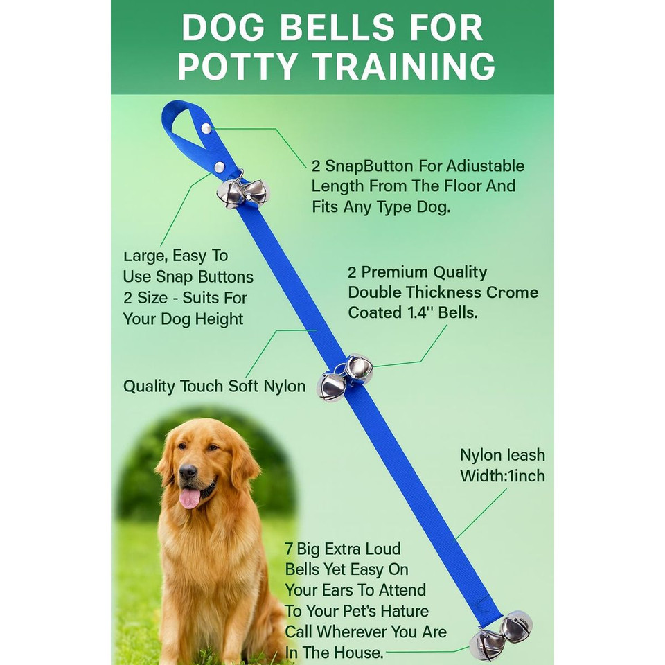 Before & After Pet Training Bells product image