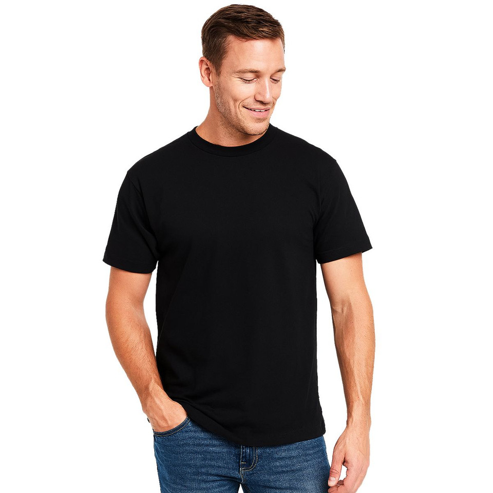 Men's Short Sleeve Crew Neck Cotton Tee (3-Pack) product image