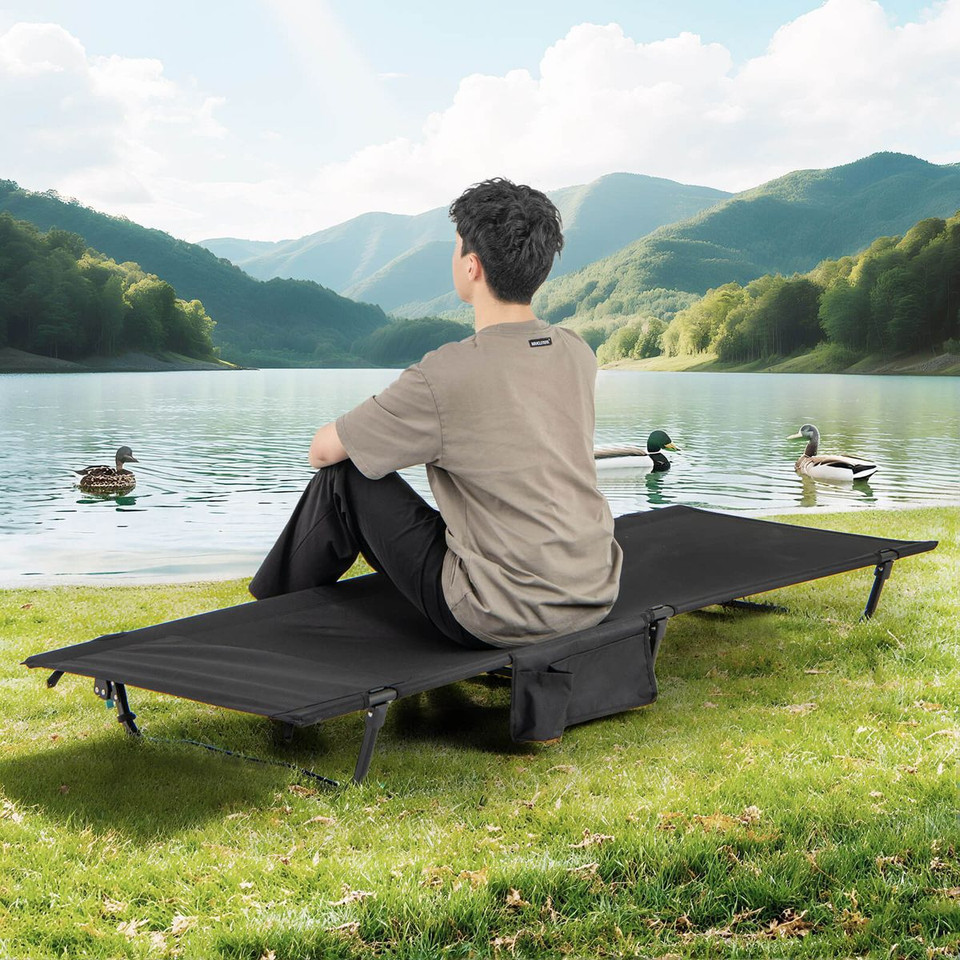 Portable Camping Cot with Sturdy Aluminum Alloy Frame  product image