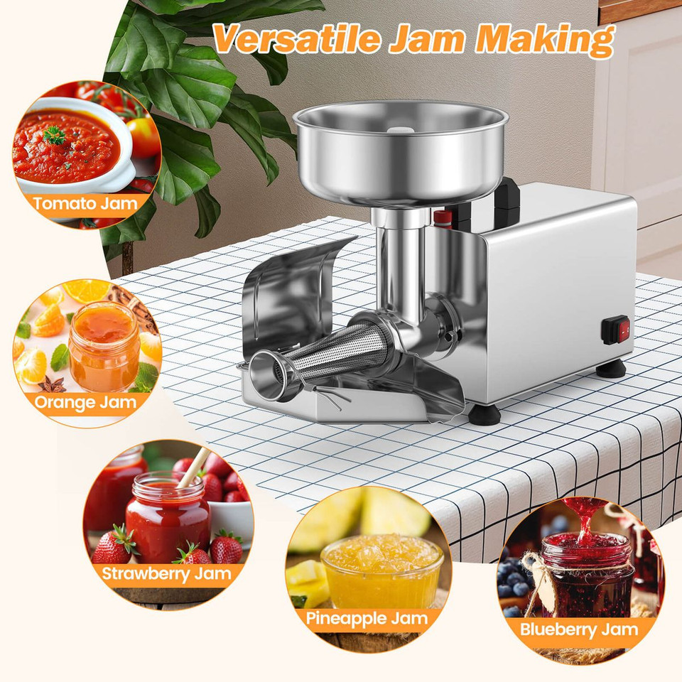 450W Electric Stainless Steel Tomato Strainer product image