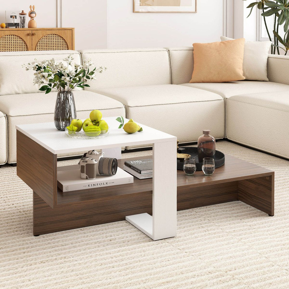 2-Tier Geometric Coffee Table  product image