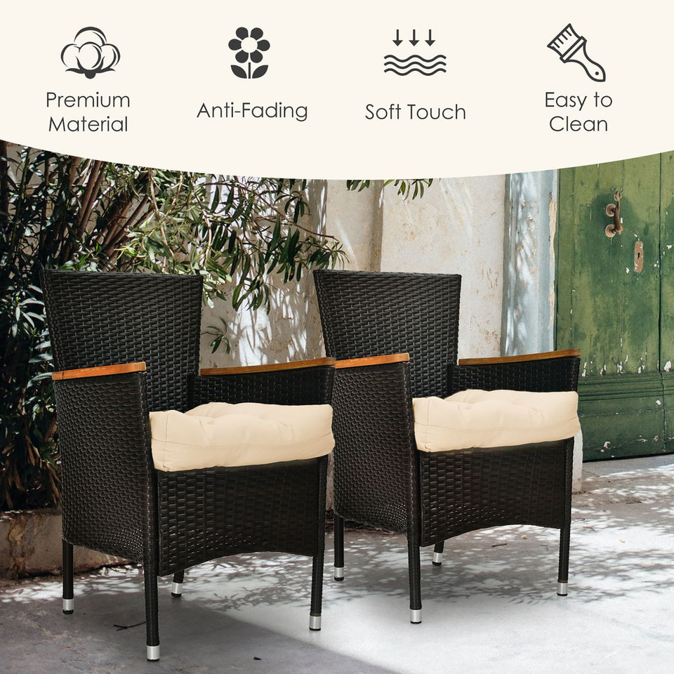 21'' x 21'' Indoor/Outdoor Seat Cushion Pads (2-Pack) product image