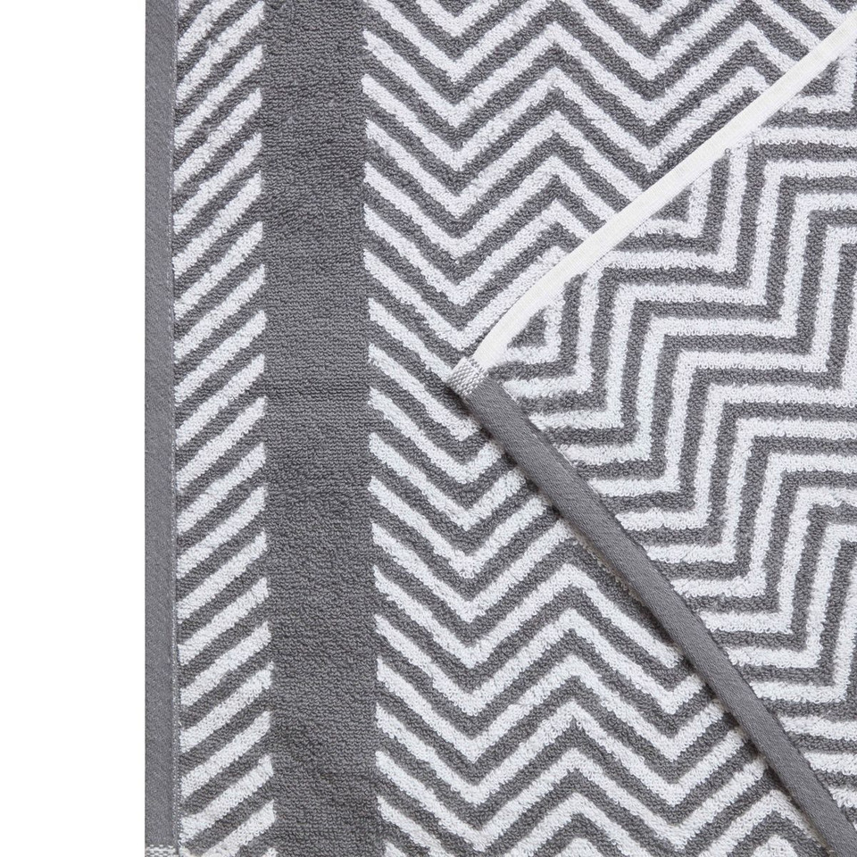 Kathy Ireland 6-Piece Chevron Jacquard Towel Set with LetsDry product image