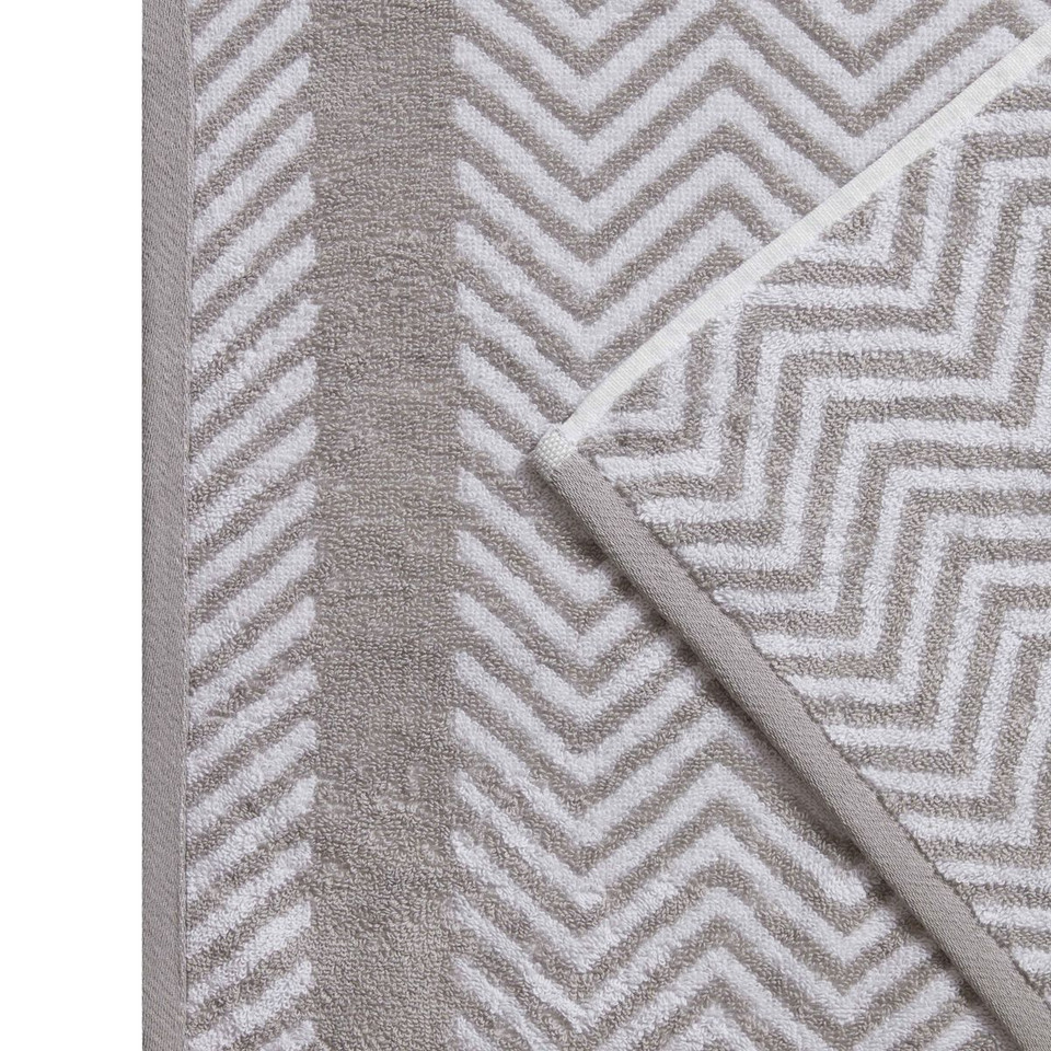 Kathy Ireland 6-Piece Chevron Jacquard Towel Set with LetsDry product image