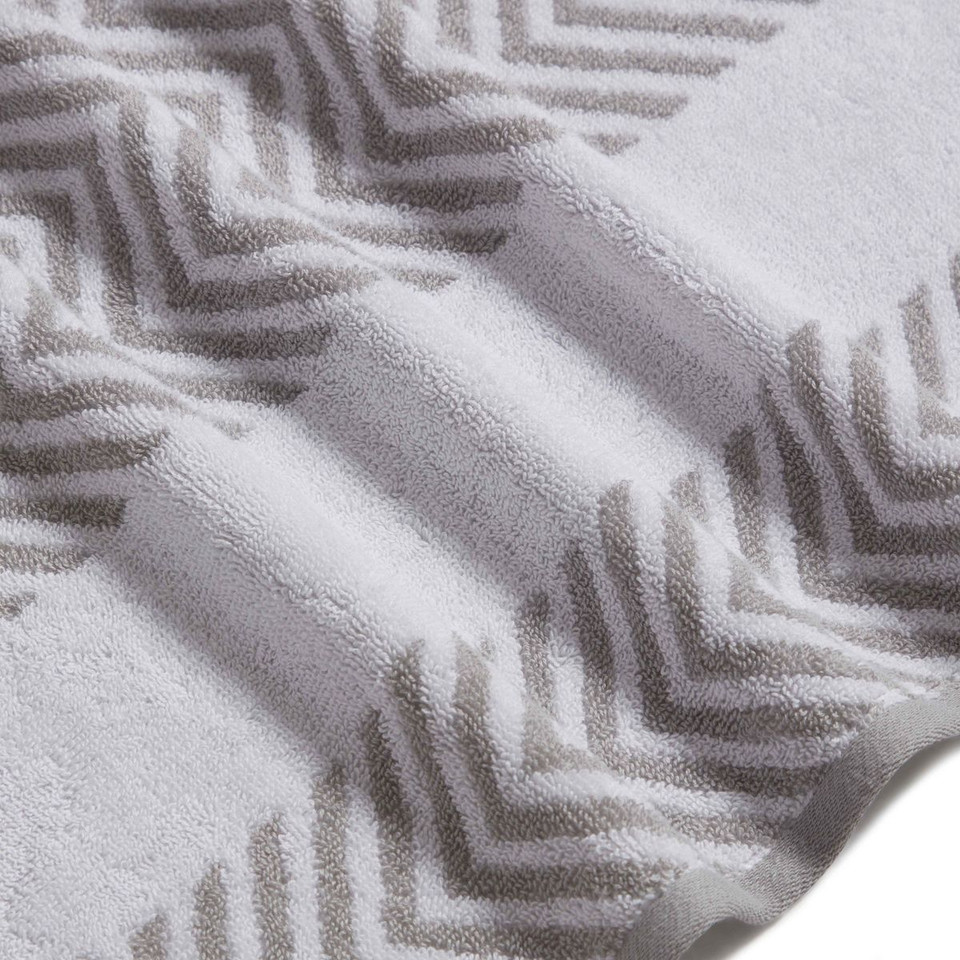 Kathy Ireland 6-Piece Chevron Jacquard Towel Set with LetsDry product image