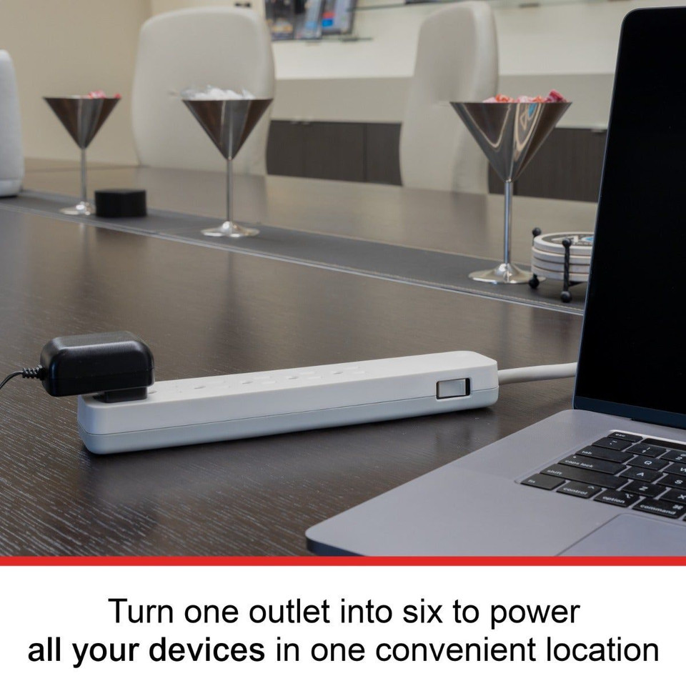 GE 6-Outlet 3-foot Surge Protector (2-Pack) product image