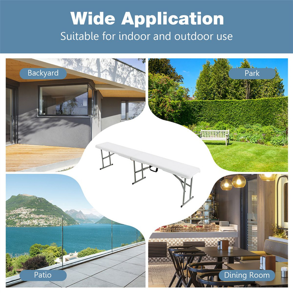 Portable 6-foot Folding Table product image