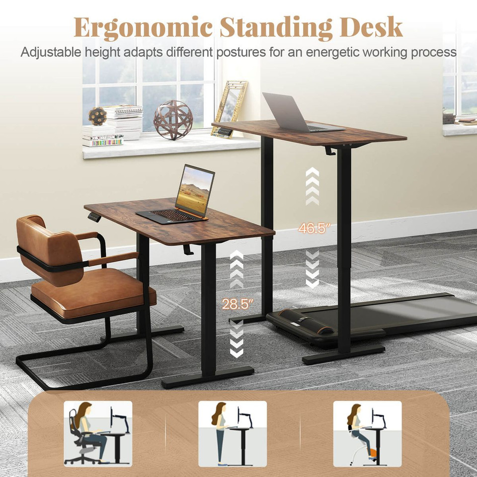 48" x 24" Sit-to-Stand Desk with 3 Memory Settings product image
