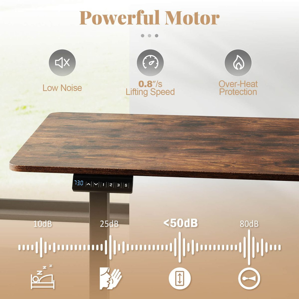 48" x 24" Sit-to-Stand Desk with 3 Memory Settings product image