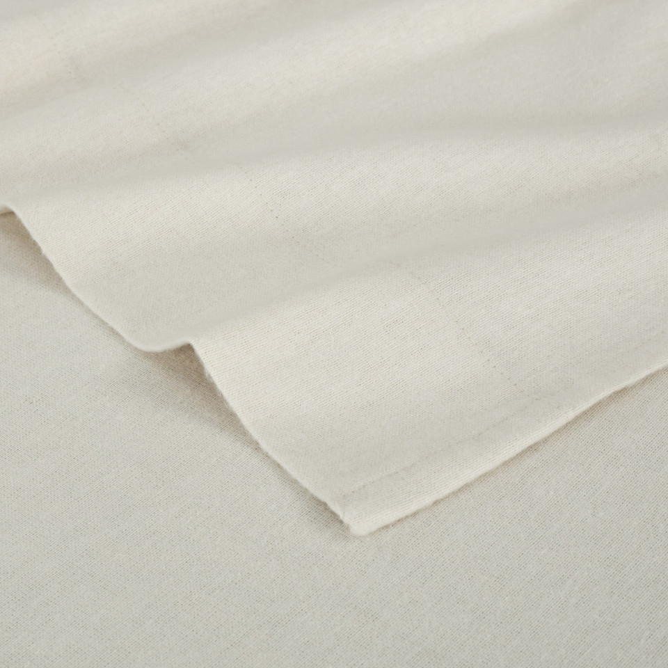 Kathy Ireland 100% Turkish Cotton Solid Flannel Sheet Set  product image