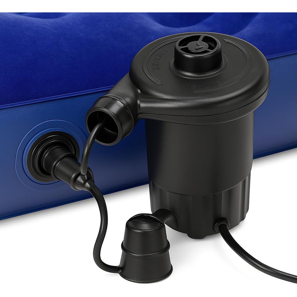 Air Mattress with Luxury Flocked Design and Air Pump product image